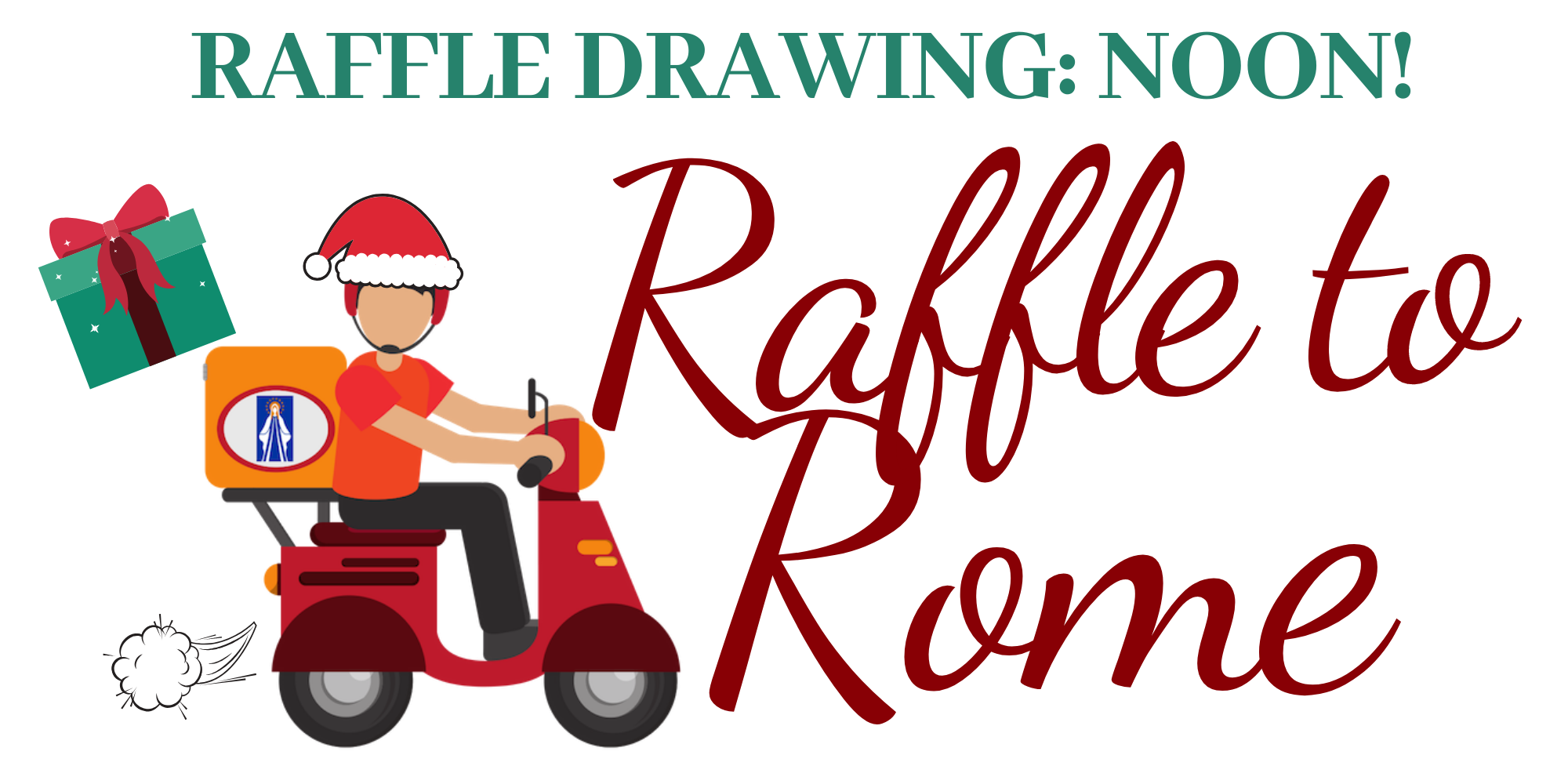 Copy Of Winter Raffle To Rome Packet Label