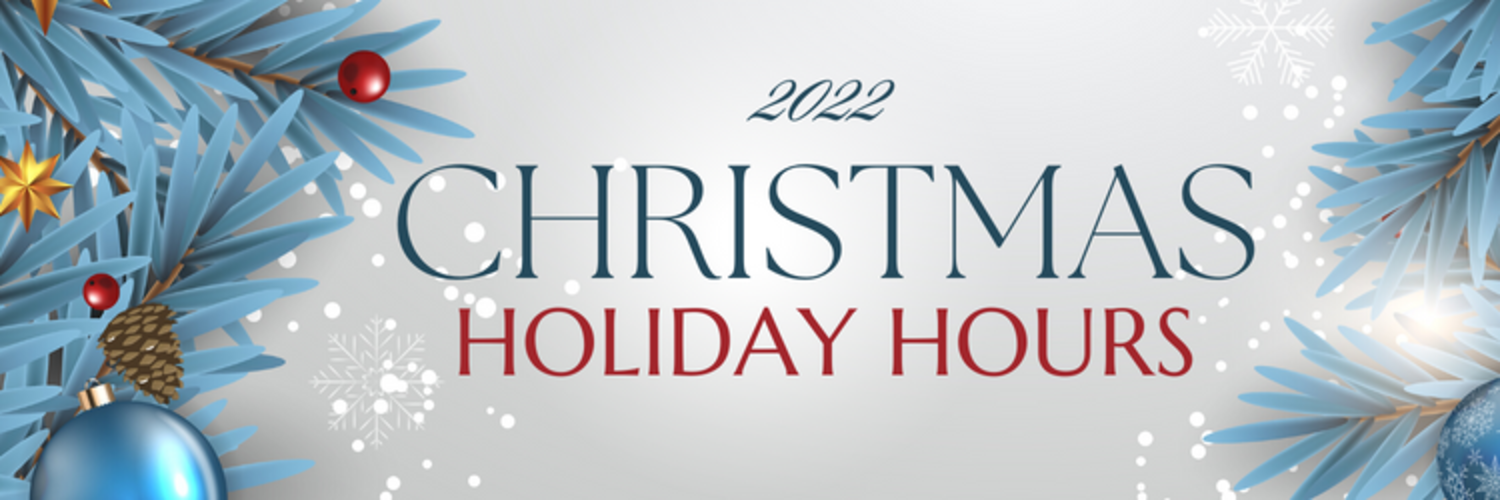 Website Calendar Logo Holiday Hours 2022
