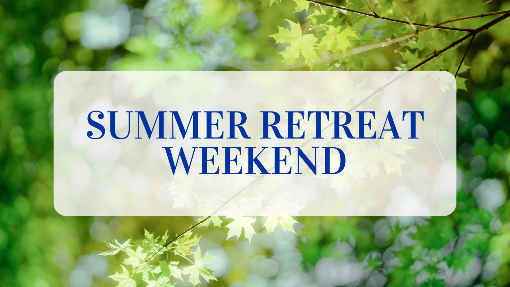 Web Card Summer Weekend